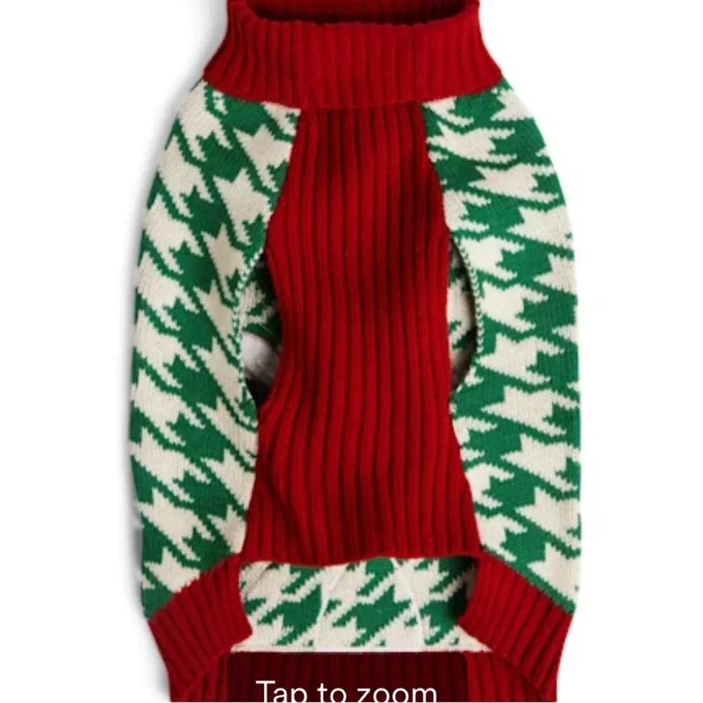 NWOT Reindeer Holiday Christmas Winter dog sweater XS